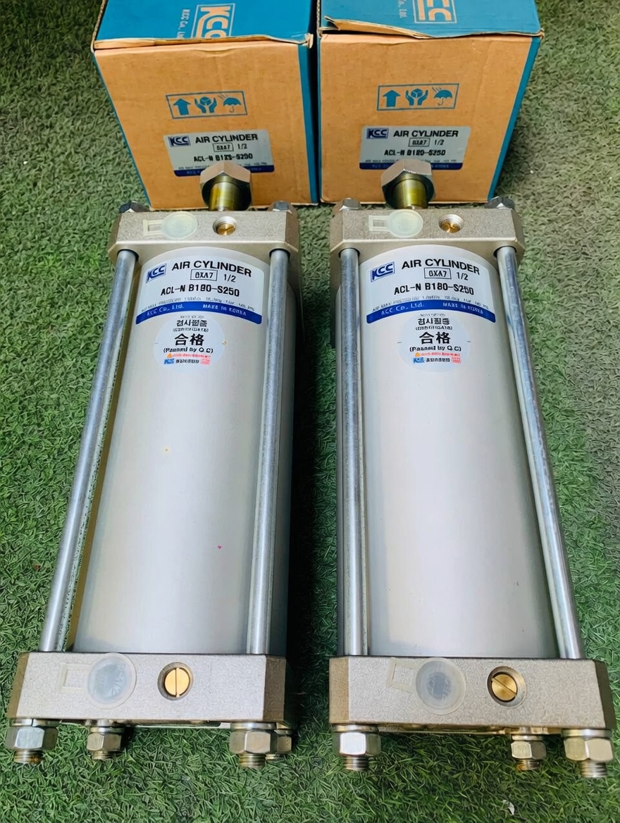 Xi Lanh Khí Nén Vuông Lớn KCC Hàn Quốc Ø180 - ACL-N B180